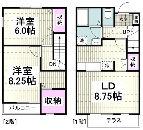 サニーヴィラの物件間取画像